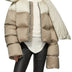 Winter Padded Scarf Coat